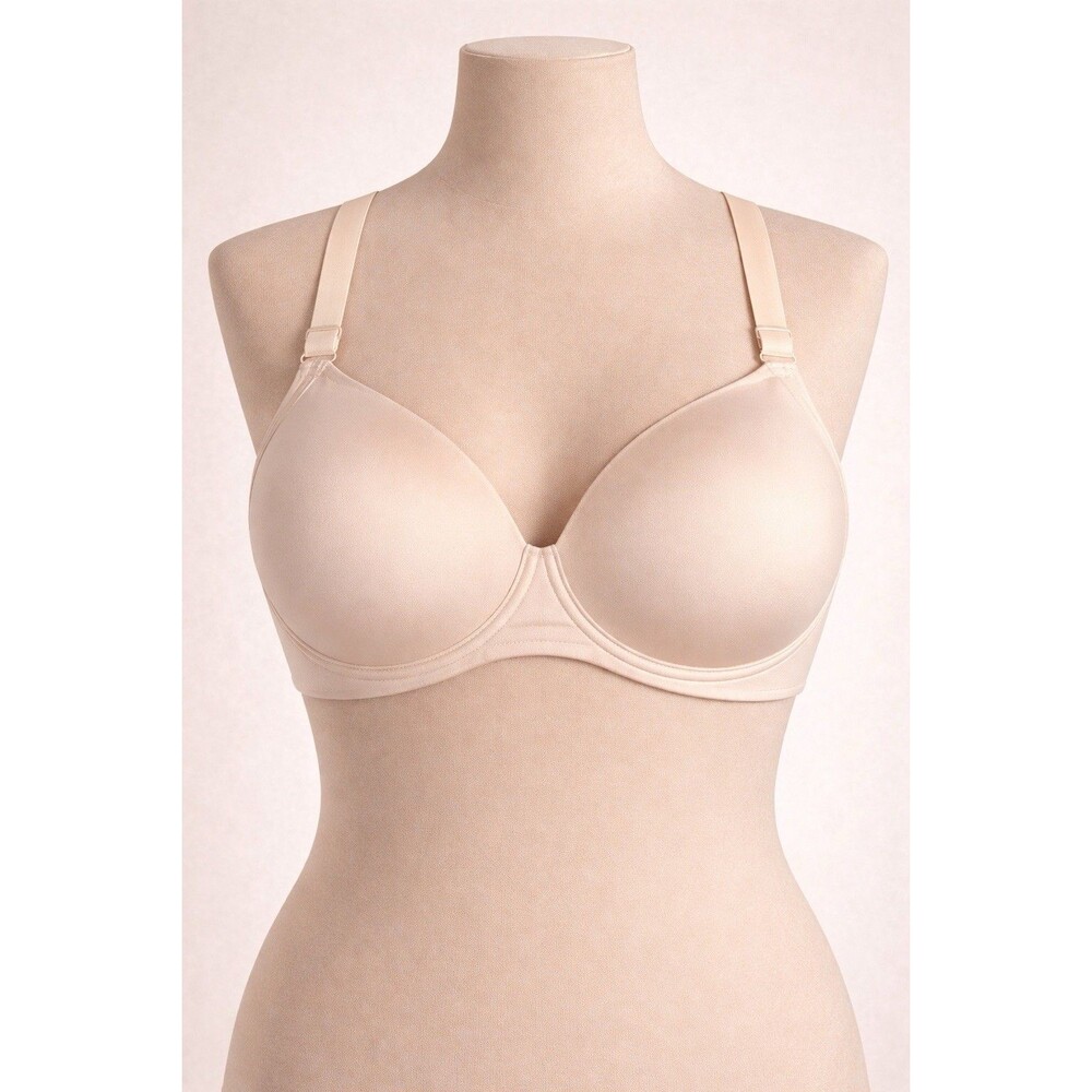 Bali Wireless T-Shirt Bra Nude Full Coverage Adjustable 40D